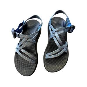 Chaco's Classic ZX1 Blue Strappy Outdoor Sandals Size 8